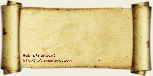 David Janošević vizit kartica